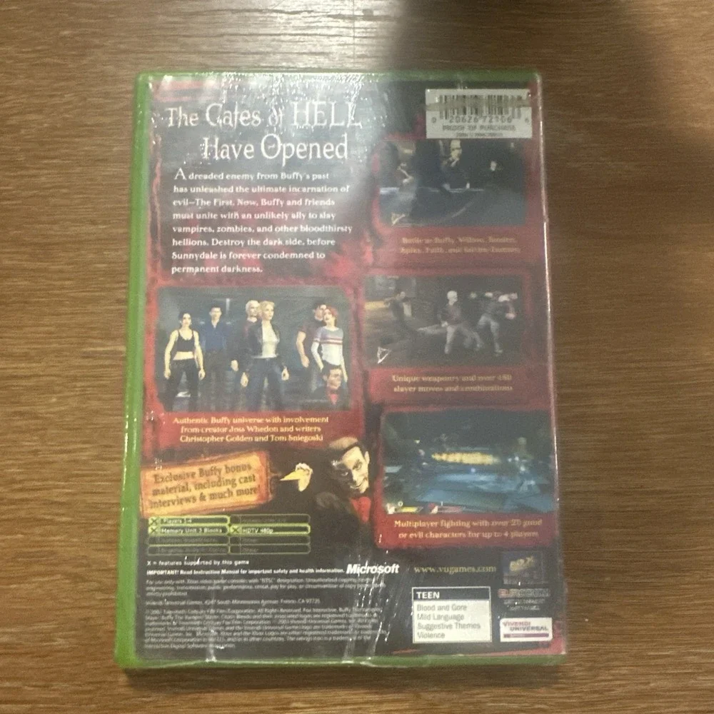Buffy the Vampire Slayer: Chaos Bleeds (Microsoft Xbox, 2003) Complete CIB